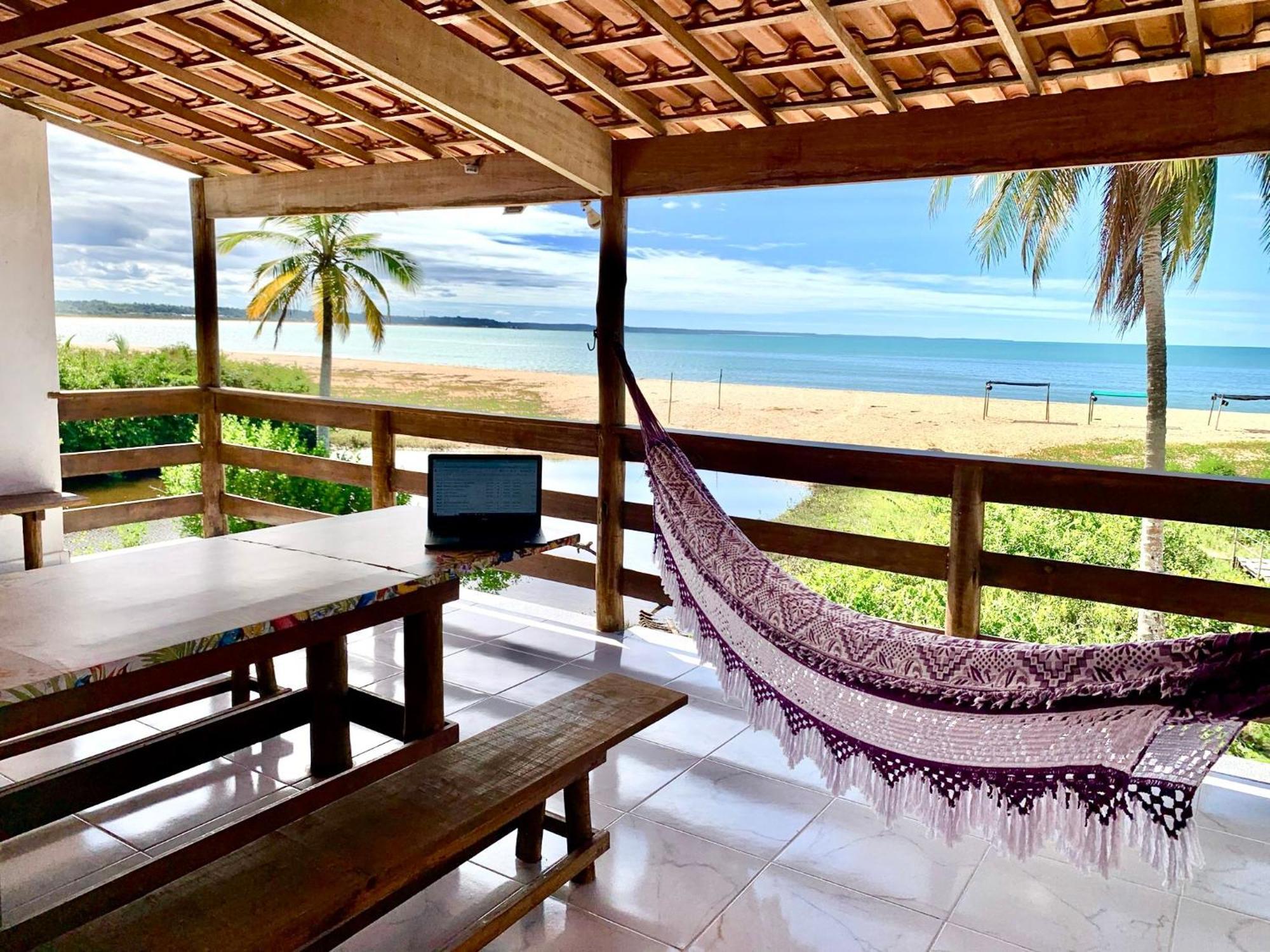 Paraiso Beach Hostel E Pousada Santa Cruz Cabrália Buitenkant foto